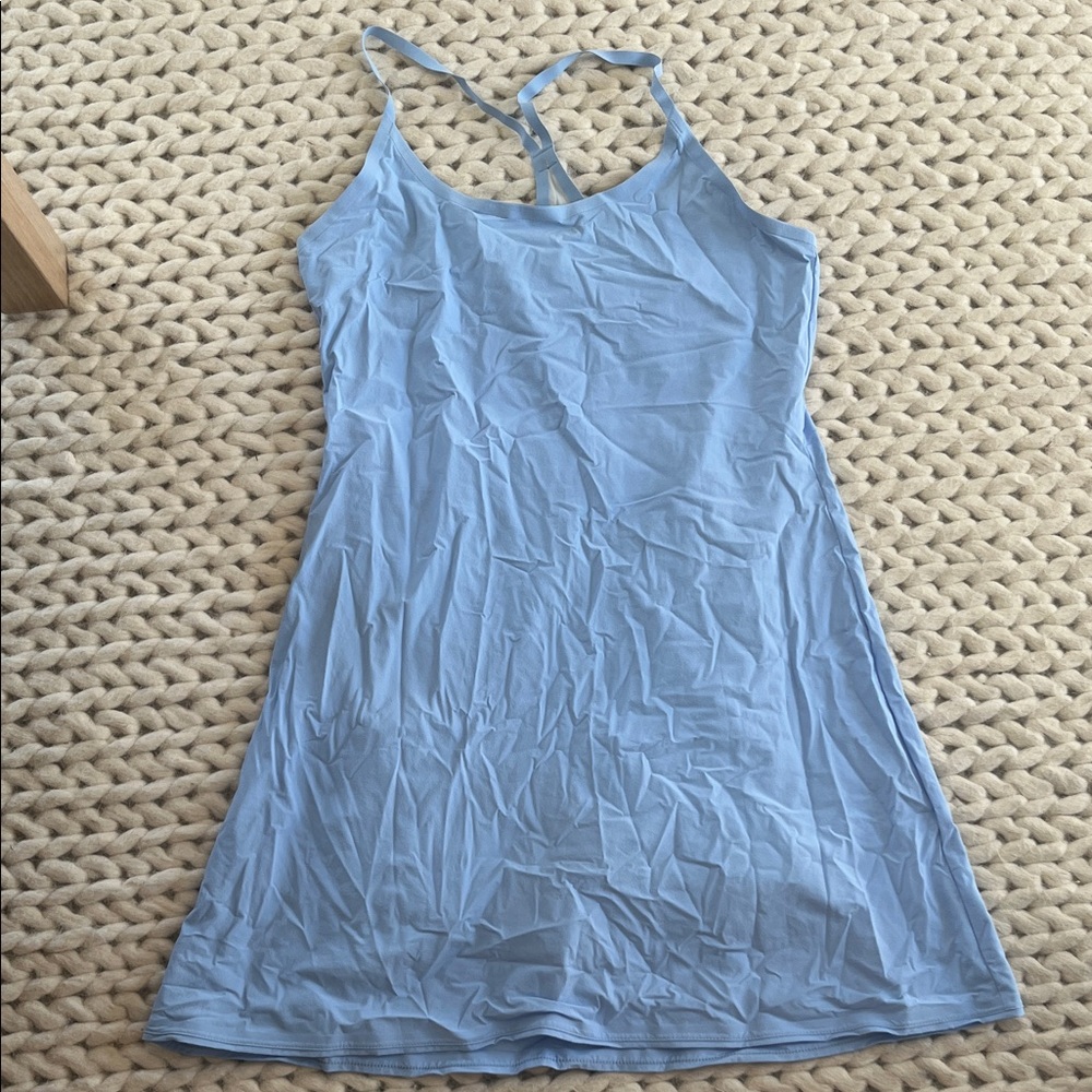 Light Blue Outdoor Voices Exercise Dress